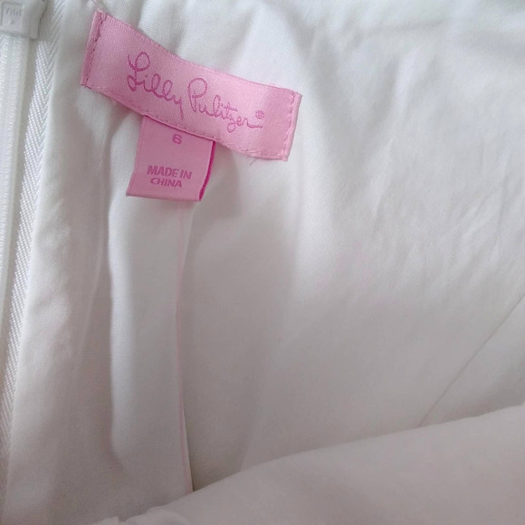 Lilly Pulitzer Suzette Resort White Shift Dress 6 - Picture 7 of 7